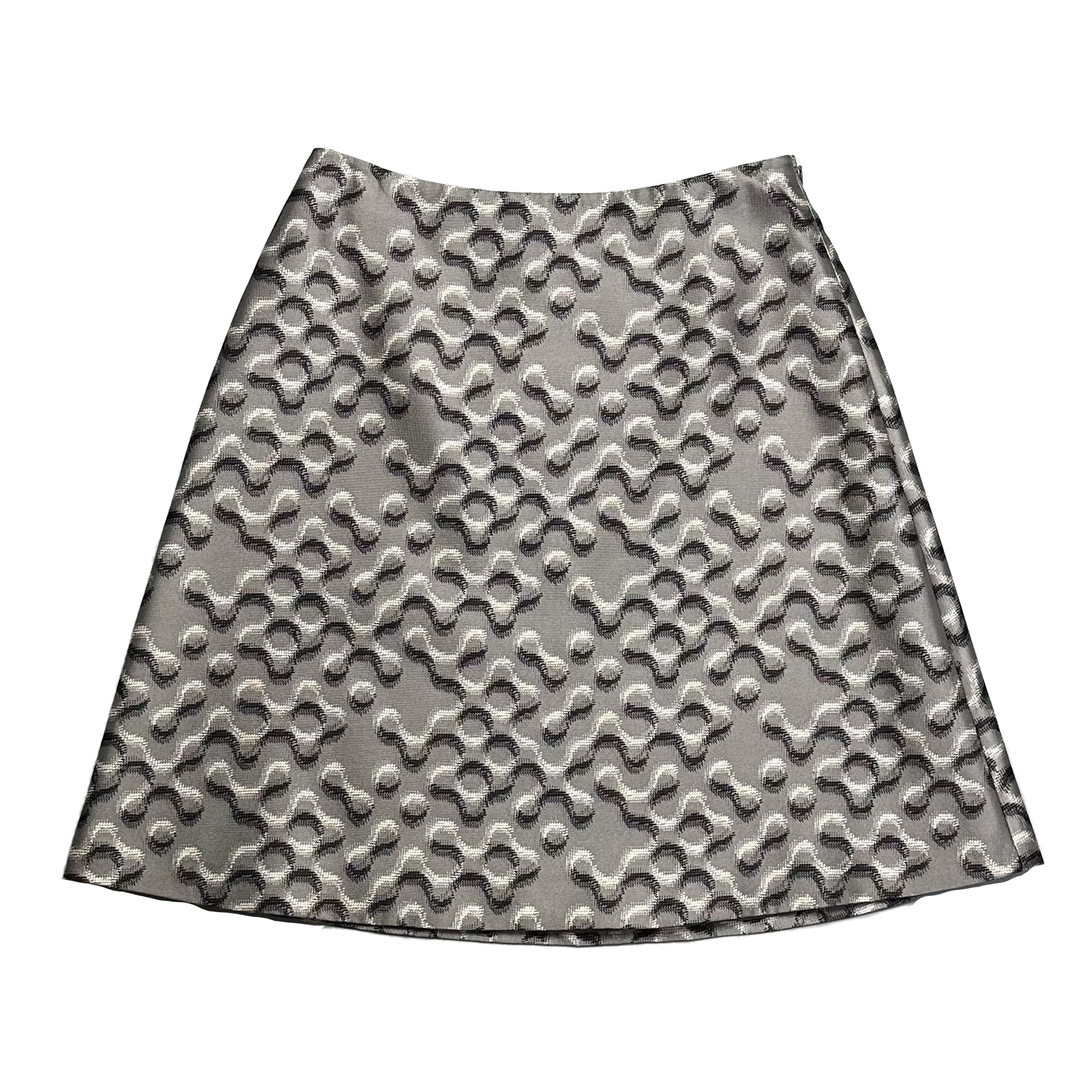 スカート PRADA SS25 Embroidered piquet skirt (31147SOOO16WC F0B8Q) Prada Piquet Skirt 31147SOOO.16WC-F0B8Q SMERALDO | IlDuomo